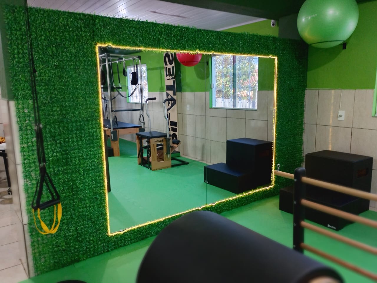 Sala do Studio Sousa Fisioterapia e Pilates